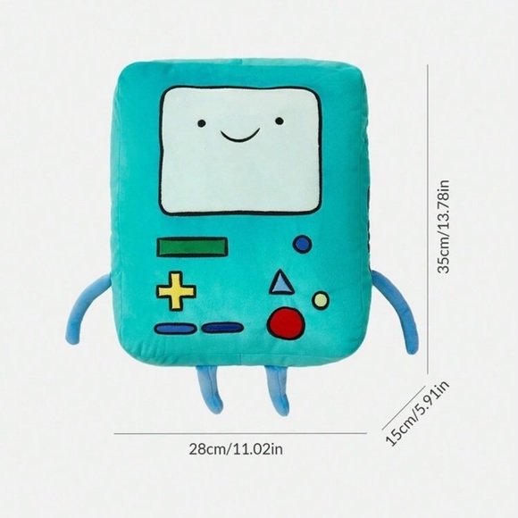 ADVENTURE TIME WITH FINN & JAKE 13’" BMO BEEMO PLUSH TOY PILLOW - Picture 5 of 7